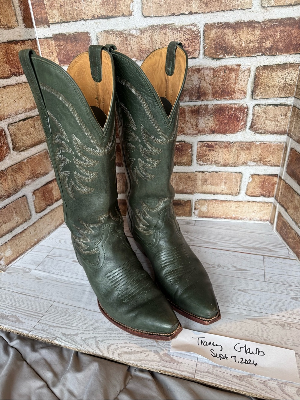 Tecovas hunter green annie’s 8.5